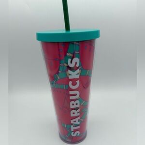 2014 Starbucks Watermelon Venti 24 oz Cold Cup‎